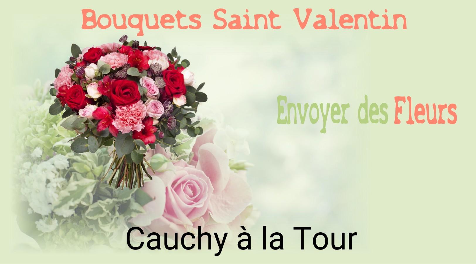 Roses de Saint-Valentin livrées à Cauchy-à-la-Tour